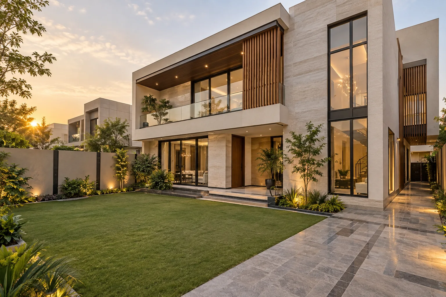 Facades and outdoor spaces